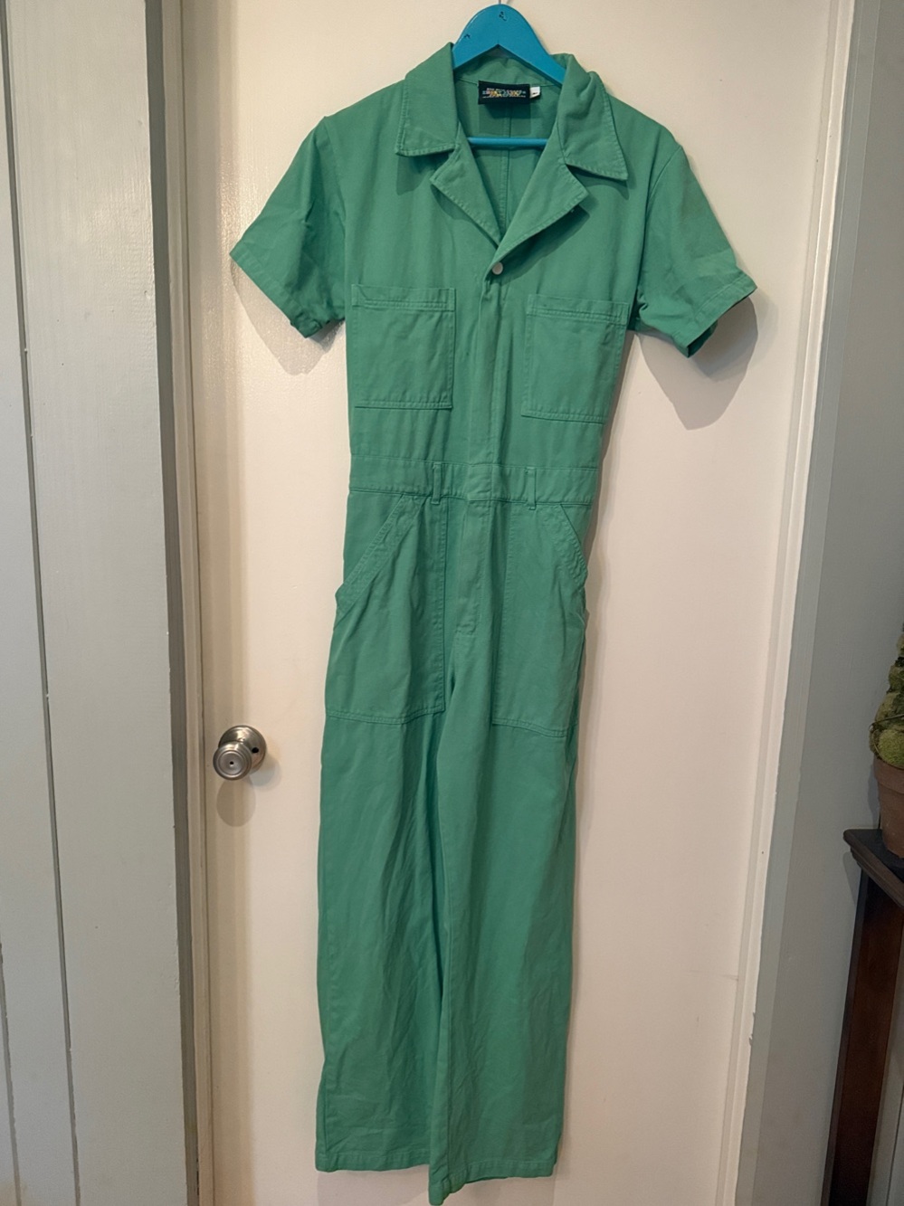 Big Bud Press Brand Unisex Green Short-Sleeve One-Piece Jumpsuit